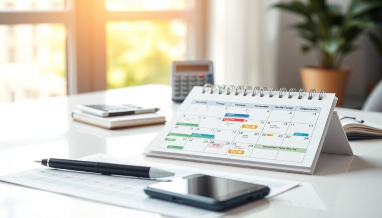 financial calendar